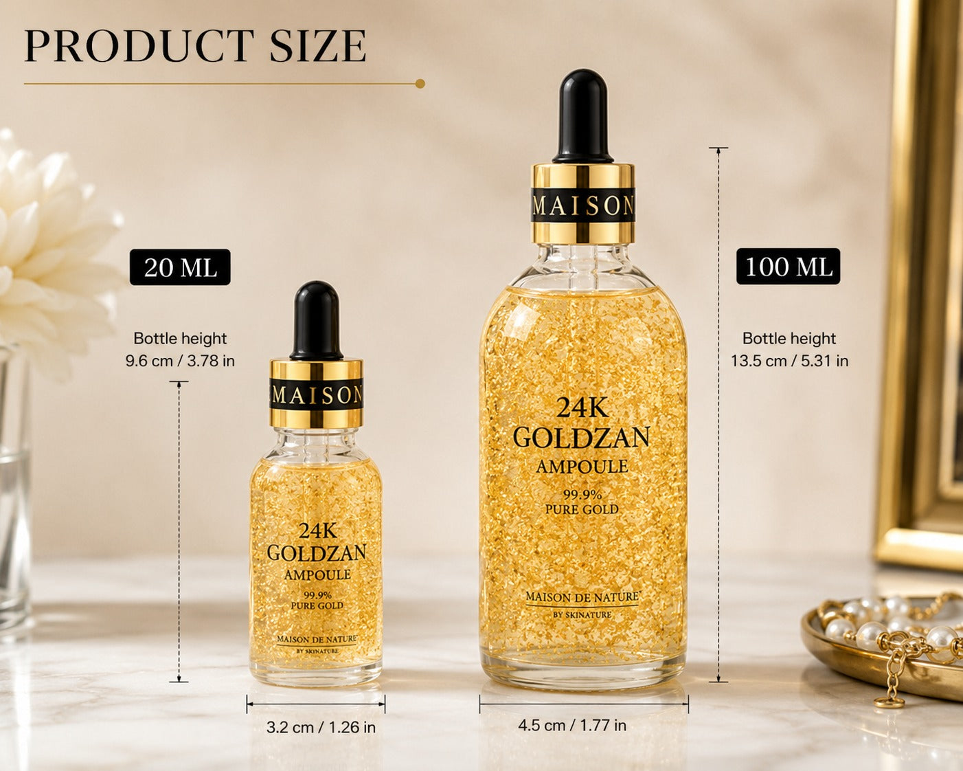 Dr. Rashel VIP 24K Gold Facial Serum  Hydrating, Firming & Brightening Skin Care
