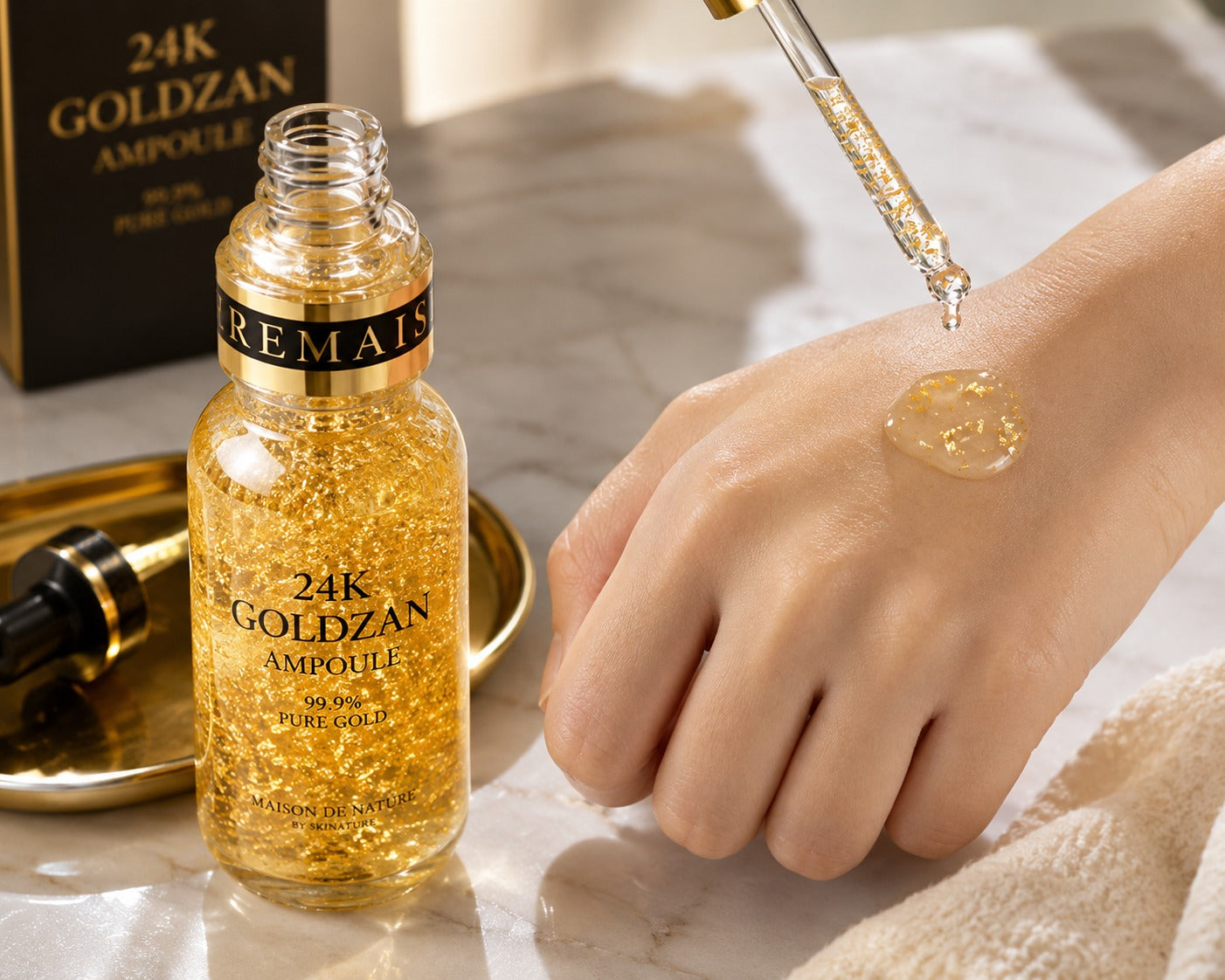 Dr. Rashel VIP 24K Gold Facial Serum  Hydrating, Firming & Brightening Skin Care