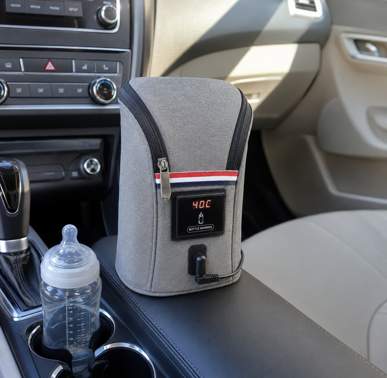 Portable USB Baby Bottle Warmer for Car & Travel