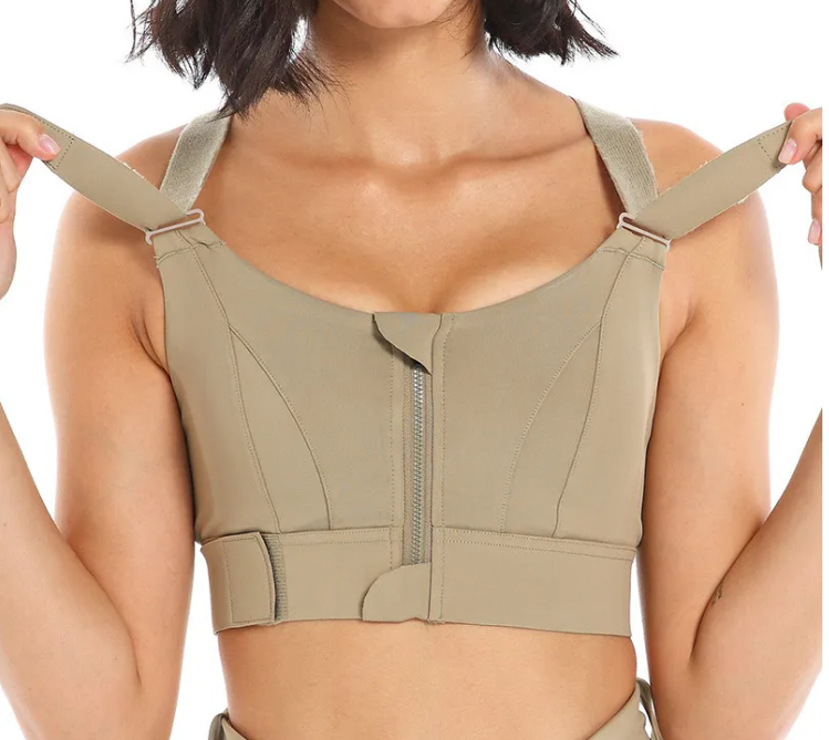 Sports High-intensity Shockproof Beauty Vest Seamless Gathering Fitness Bra Women
