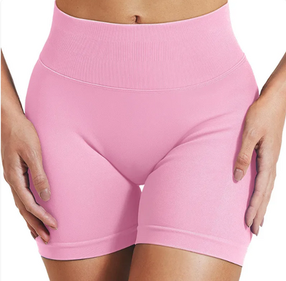 High Waist Yoga Shorts Tight Hip Raise Seamless Quick-drying Pants For Sports Fitness