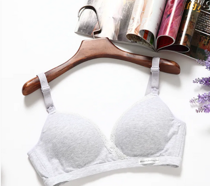 Cross-type Breastfeeding Bra, No Steel Ring, Double Buckle, Breastfeeding Underwear For Pregnant Women