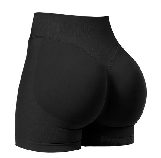 High Waist Yoga Shorts Tight Hip Raise Seamless Quick-drying Pants For Sports Fitness