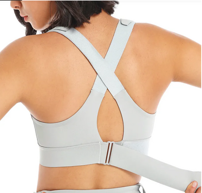 Sports High-intensity Shockproof Beauty Vest Seamless Gathering Fitness Bra Women