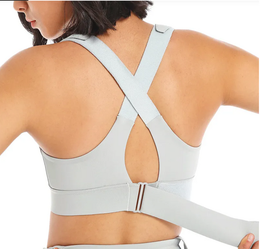Sports High-intensity Shockproof Beauty Vest Seamless Gathering Fitness Bra Women